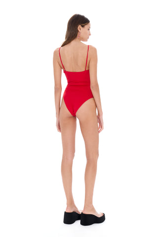 Costume da bagno rosso Ada 