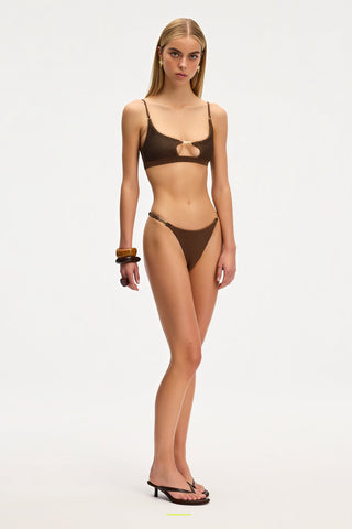Alisha Brown Bikini Top