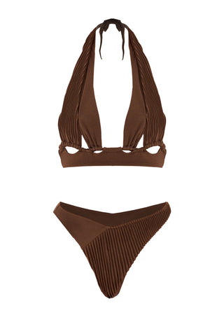 Phoebe bikini marrone