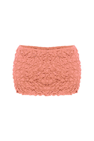 Lia Peach Mini Beach Skirt