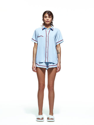 Texas Blue Short Pajama Set