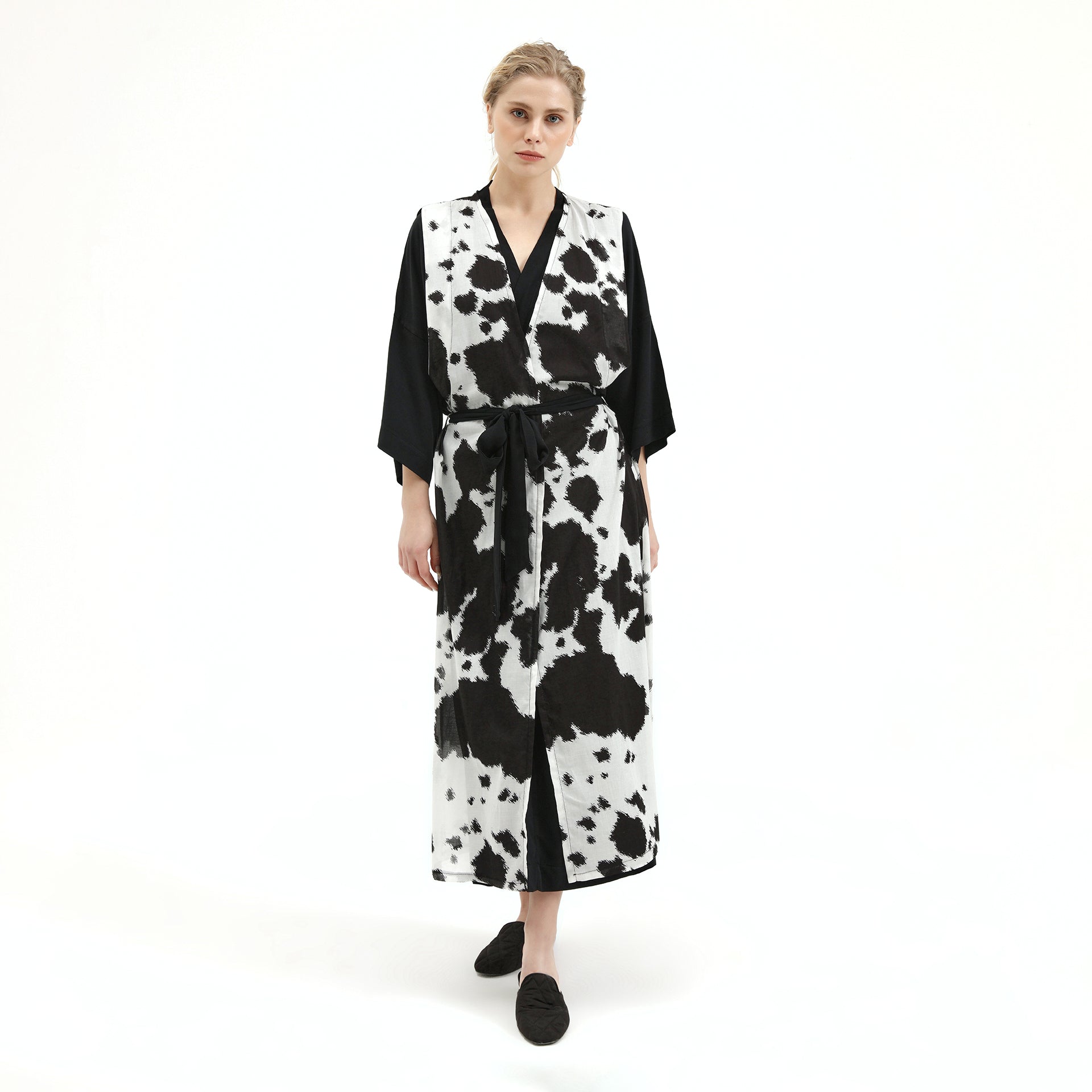Cow Kimono Set