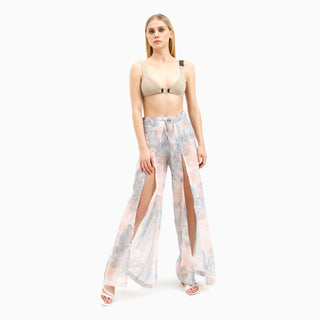 Green Tie-Dye Beach Trouser