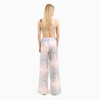 Green Tie-Dye Beach Trouser